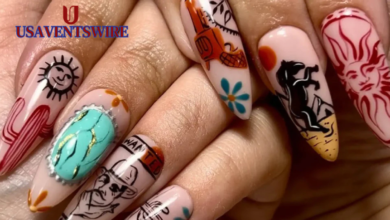 simple western nails